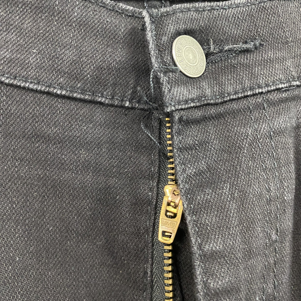 Levi’ｓ　リーバイス　505　デニムハーフパンツ/ショートパンツ　黒　ブラック　W36サイズ　古着