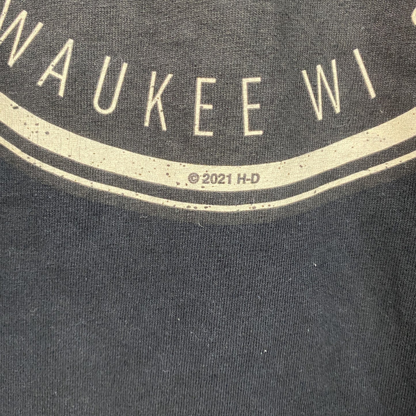 HARLEY DAVIDSON　ハーレーダビッドソン　長袖両面プリントTシャツ　黒　ブラック　XLサイズ