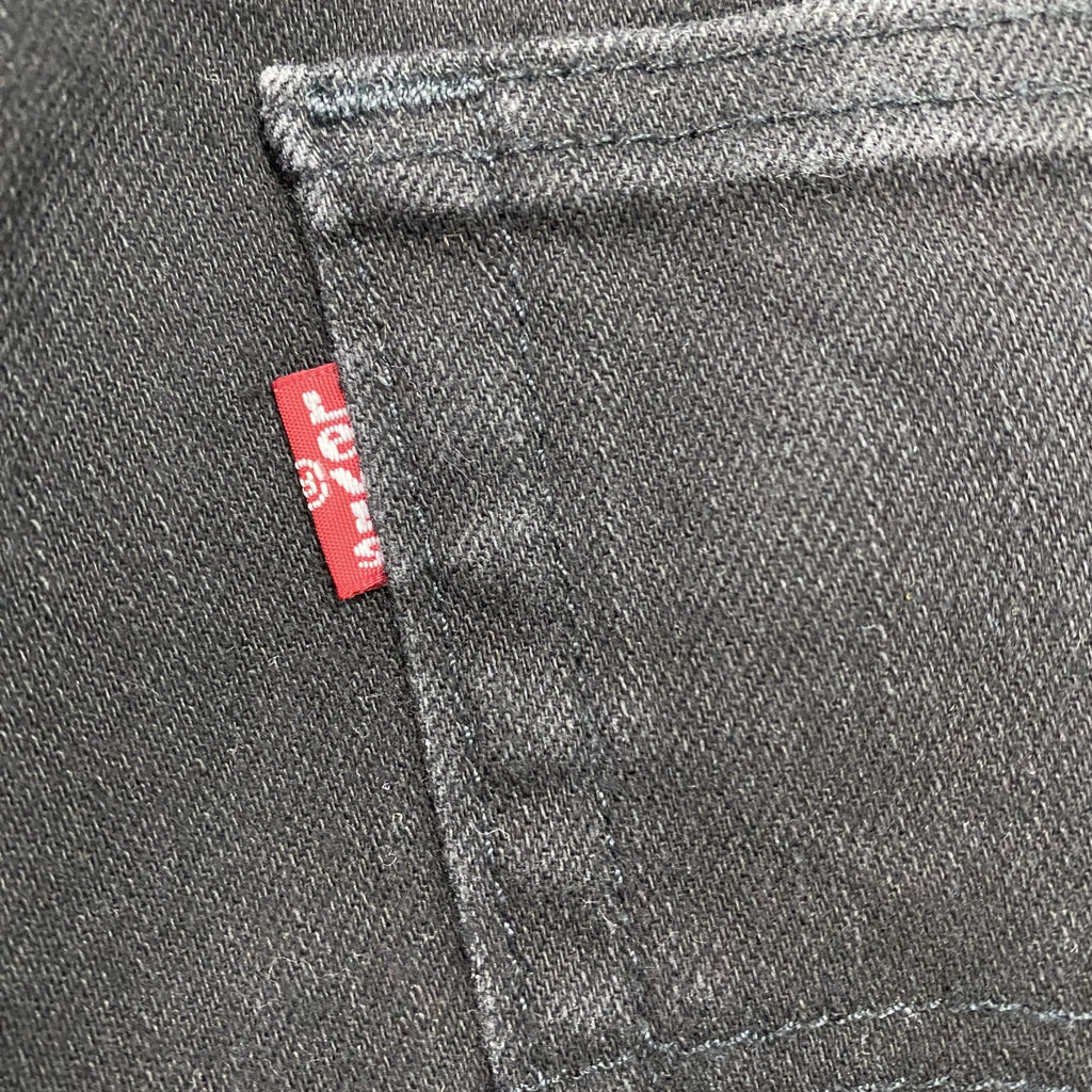 Levi’ｓ　リーバイス　505　デニムハーフパンツ/ショートパンツ　黒　ブラック　W36サイズ　古着