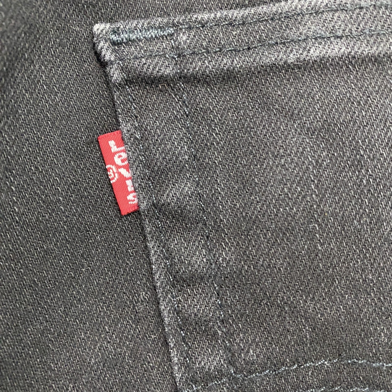 Levi’ｓ　リーバイス　505　デニムハーフパンツ/ショートパンツ　黒　ブラック　W36サイズ　古着