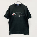 ～00s　Champion　チャンピオン　半袖プリントTシャツ　ヴィンテージ　黒　ブラック　Lサイズ　古着