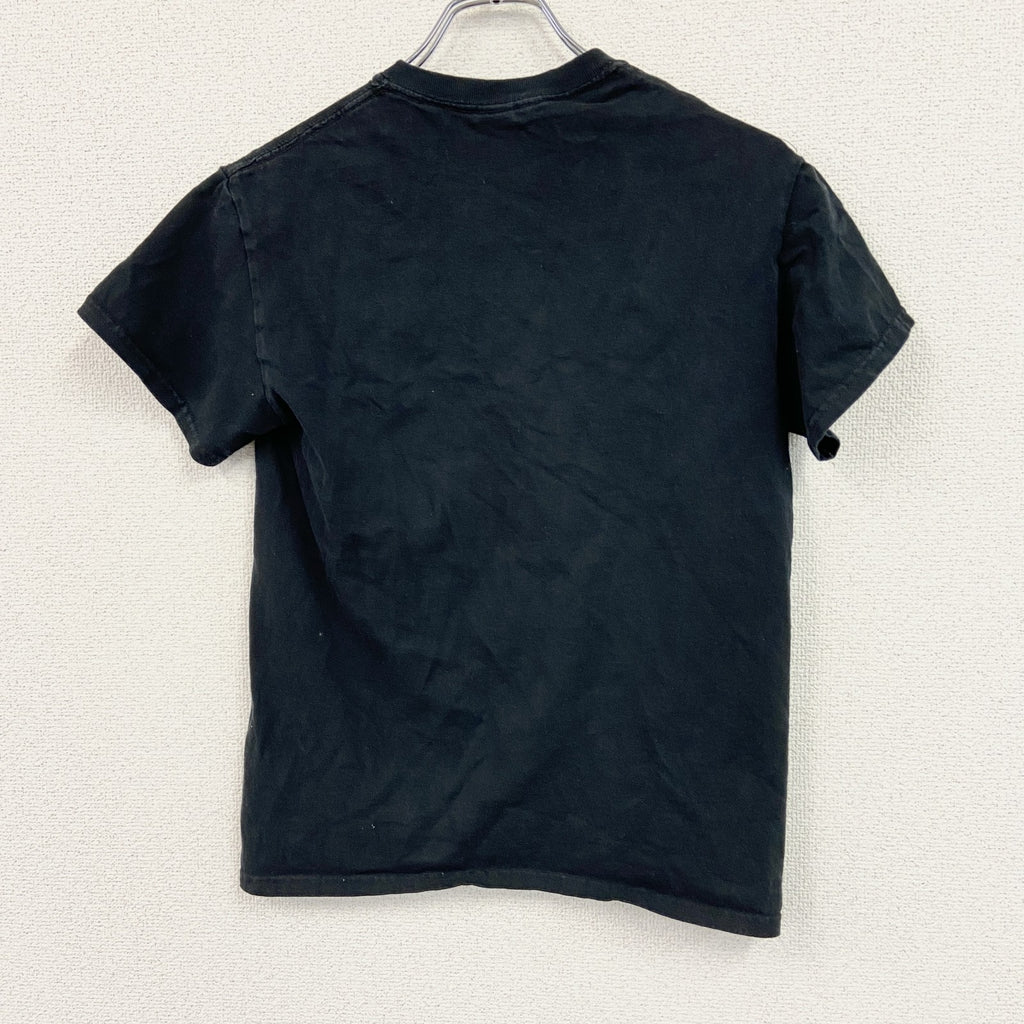 GILDAN　ギルダン　半袖アニメプリントTシャツ　キャラクターT　ヘルヴァボス　黒　ブラック　Sサイズ　古着