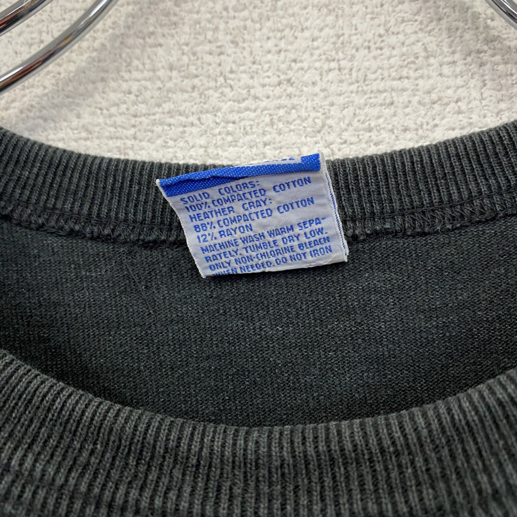 ～00s　Champion　チャンピオン　半袖プリントTシャツ　ヴィンテージ　黒　ブラック　Lサイズ　古着