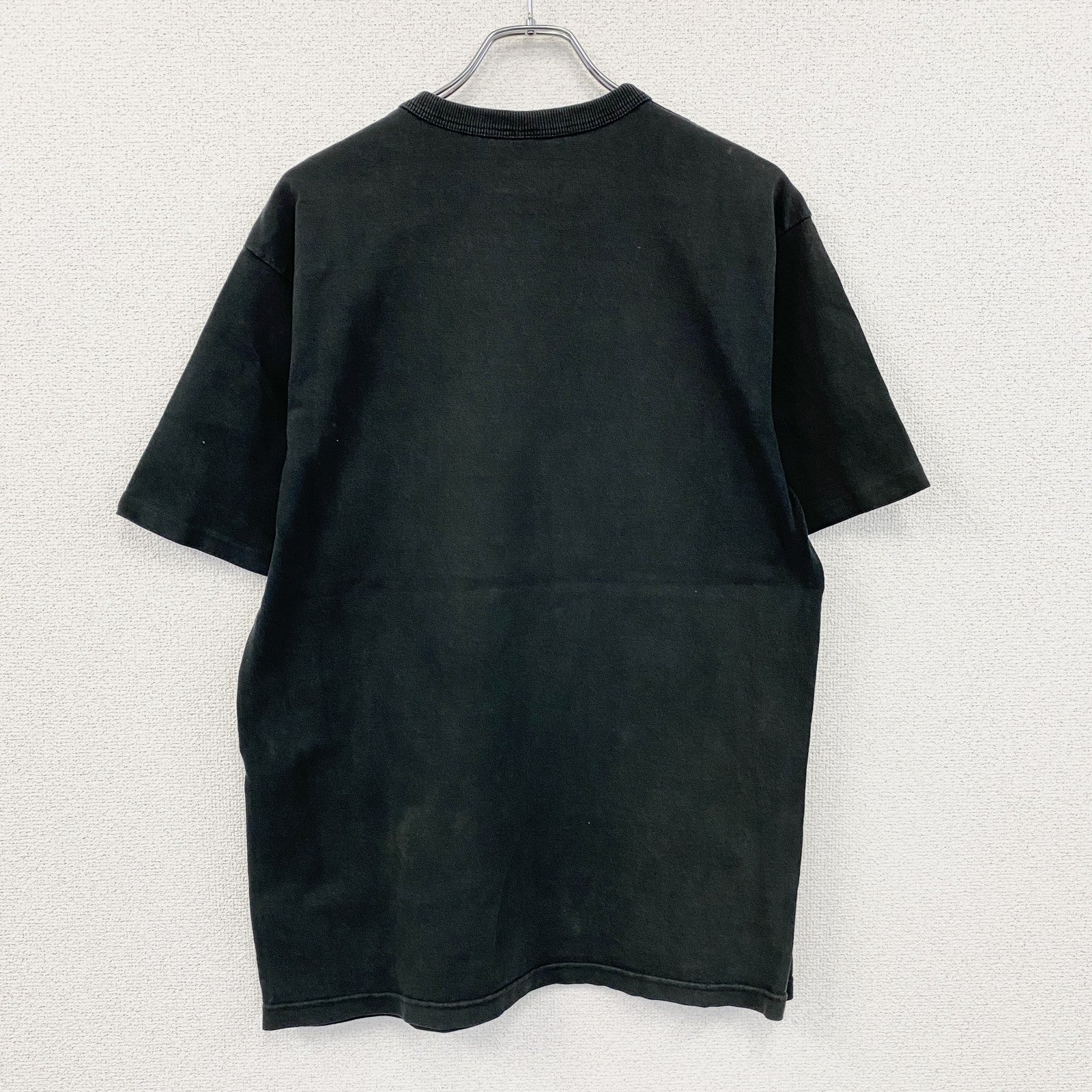～00s　Champion　チャンピオン　半袖プリントTシャツ　ヴィンテージ　黒　ブラック　Lサイズ　古着