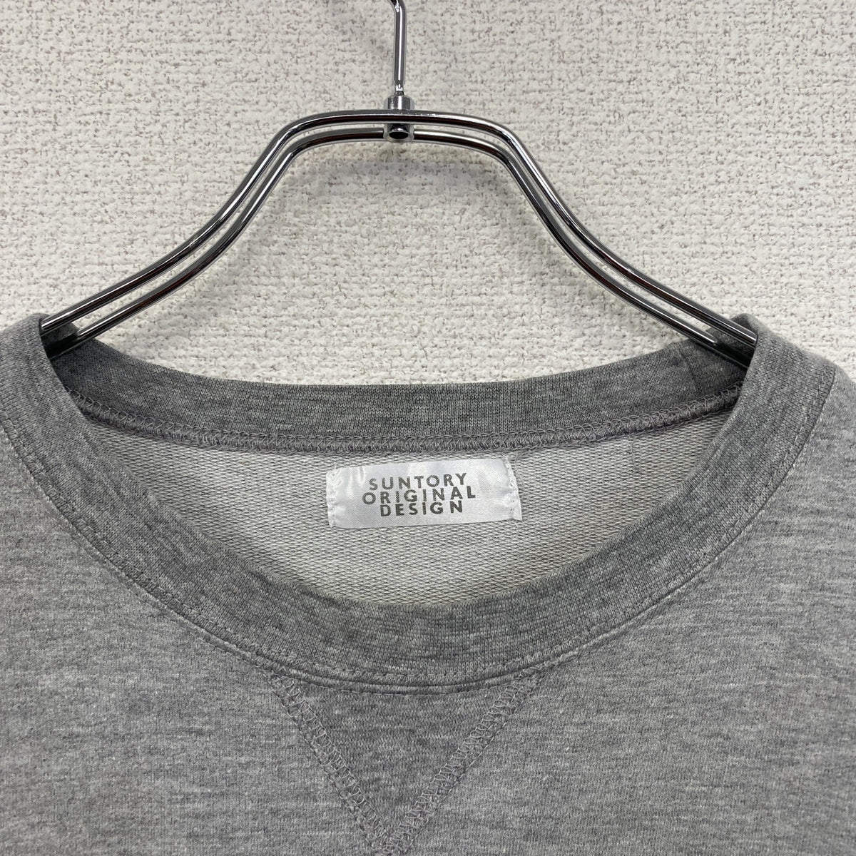 SUNTORY　サントリー　BOSS　ボス　長袖プリントTシャツ/ロンT　グレー　灰色　　古着