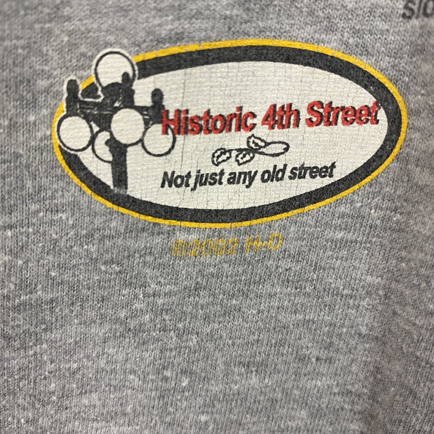 00s　HARLEY DAVIDSON　ハーレーダビッドソン　半袖プリントTシャツ　灰色　グレー　Mサイズ