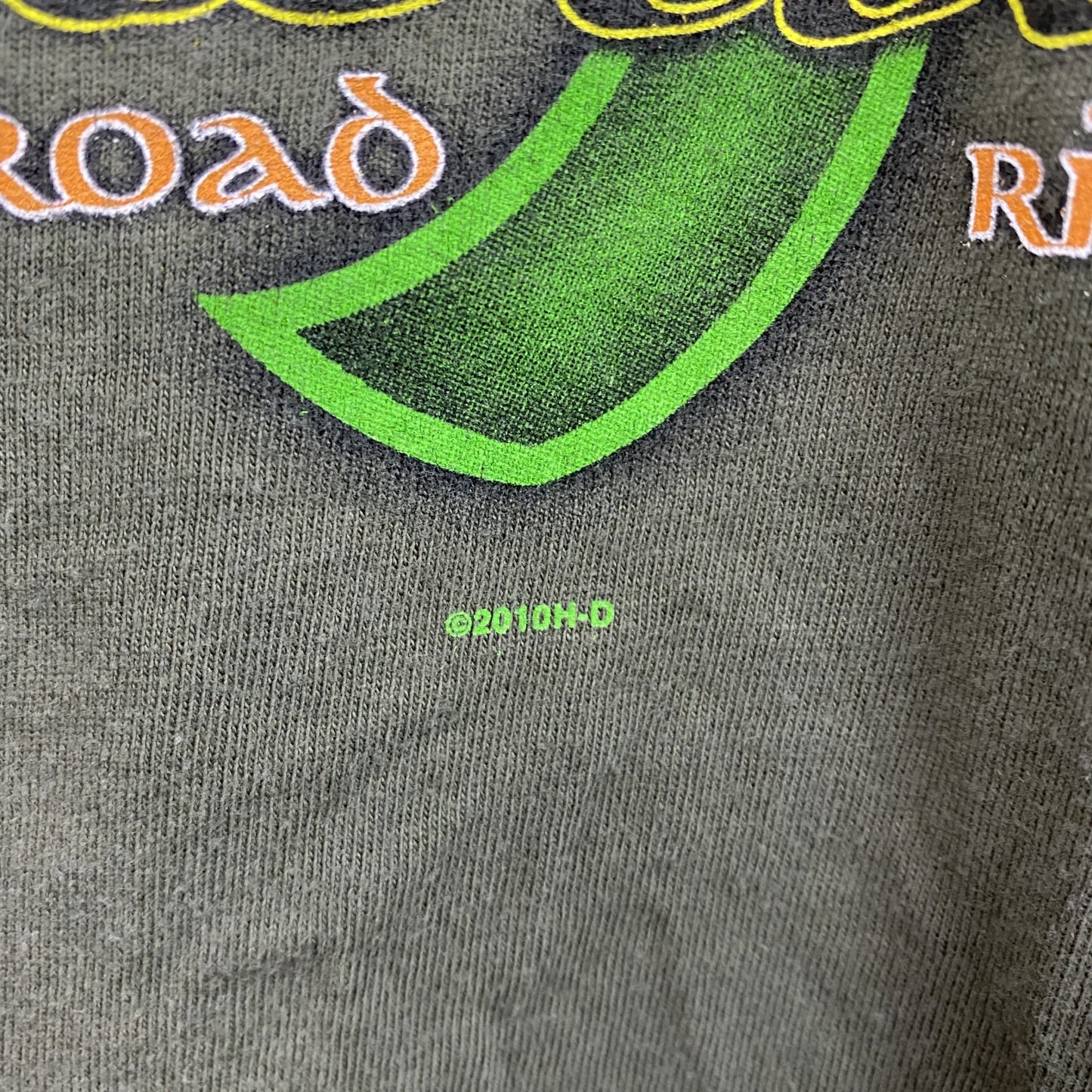 HARLEY DAVIDSON　ハーレーダビッドソン　長袖両面プリントTシャツ　カーキー　XLサイズ