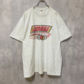 MLB　CARDINALS　半袖プリントTシャツ　白　ホワイト　霜降りカラー　レトロ　クルーネック　オーバーサイズ　古着