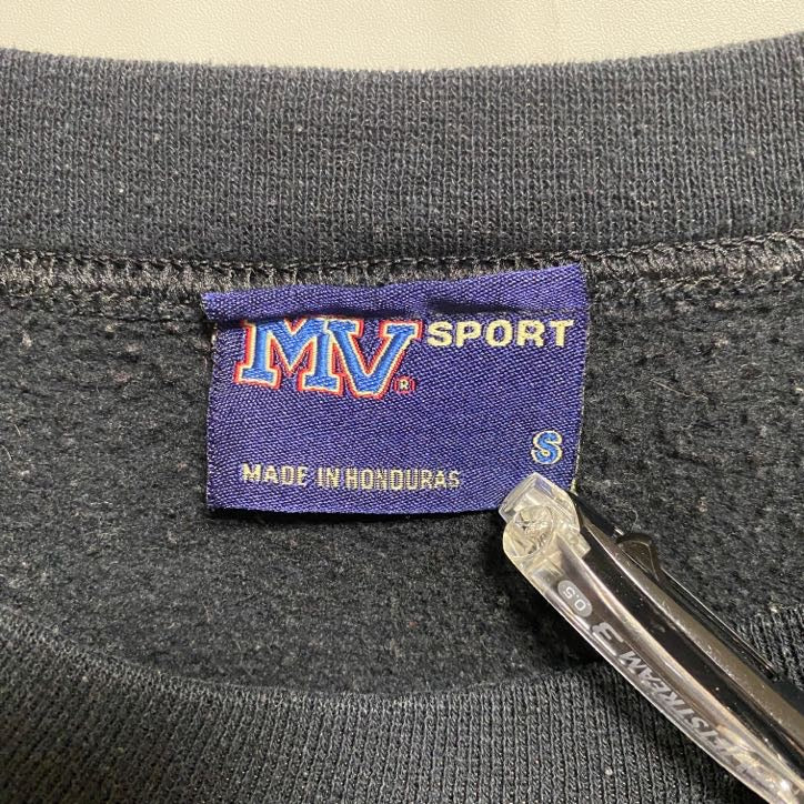 古着 used　MVSPORT　長袖カレッジロゴプリントスウェット　トレーナー　フロリダ州立大学　ネイビー　秋冬服　Sサイズ