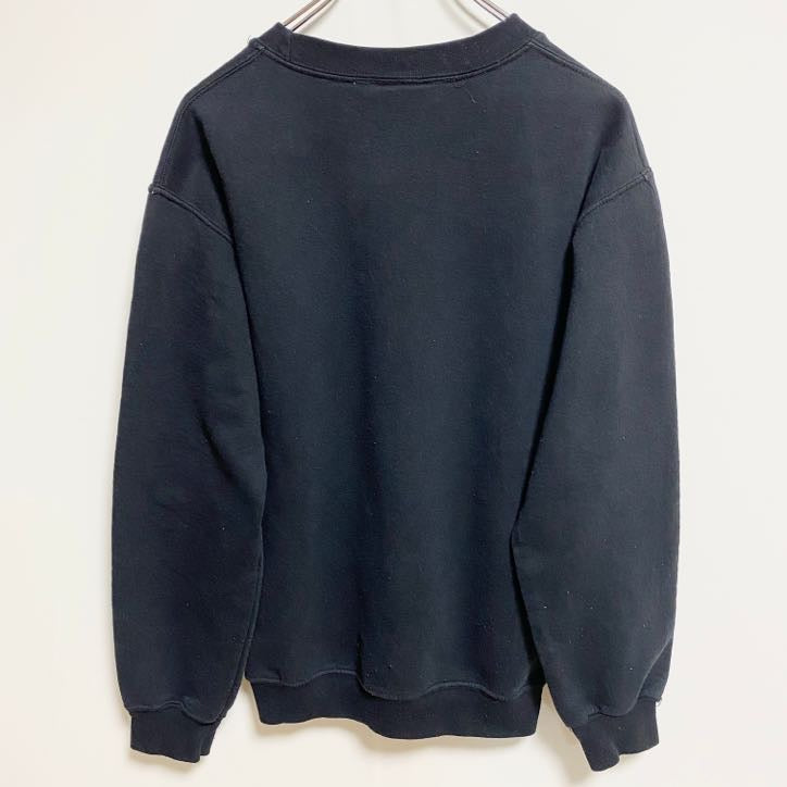 MV SPORT　長袖カレッジロゴプリントスウェット　トレーナー　フロリダ州立大学　ネイビー　紺　秋冬服　Sサイズ　古着