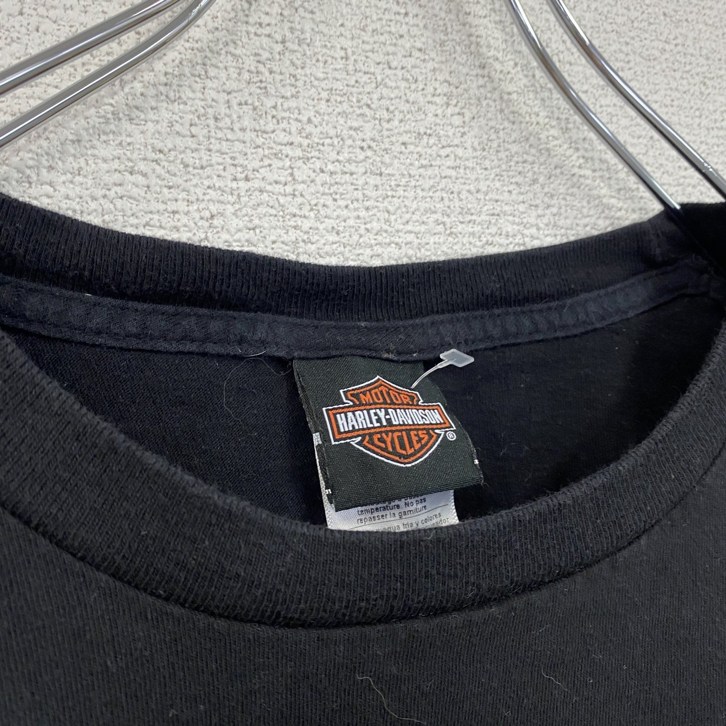 HARLEY DAVIDSON　ハーレーダビッドソン　半袖両面プリントTシャツ　黒　ブラック　XLサイズ