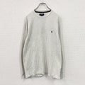 POLO RALPH LAUREN　ポロラルフローレン　長袖Tシャツ/サーマルロンT　ワッフル　灰色　グレー　Lサイズ