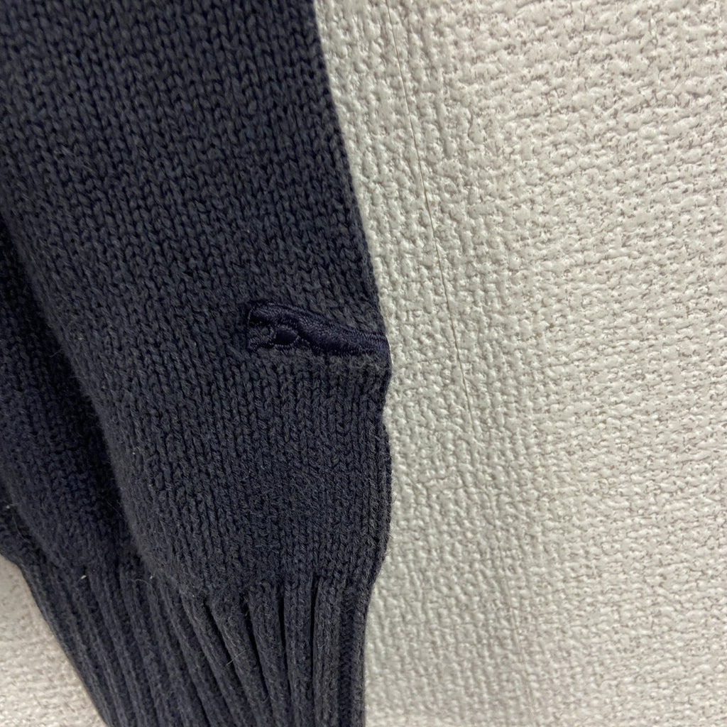 PUMA　プーマ　コットンニットセーター　ドクロ　黒　ブラック　Mサイズ メンズ 古着