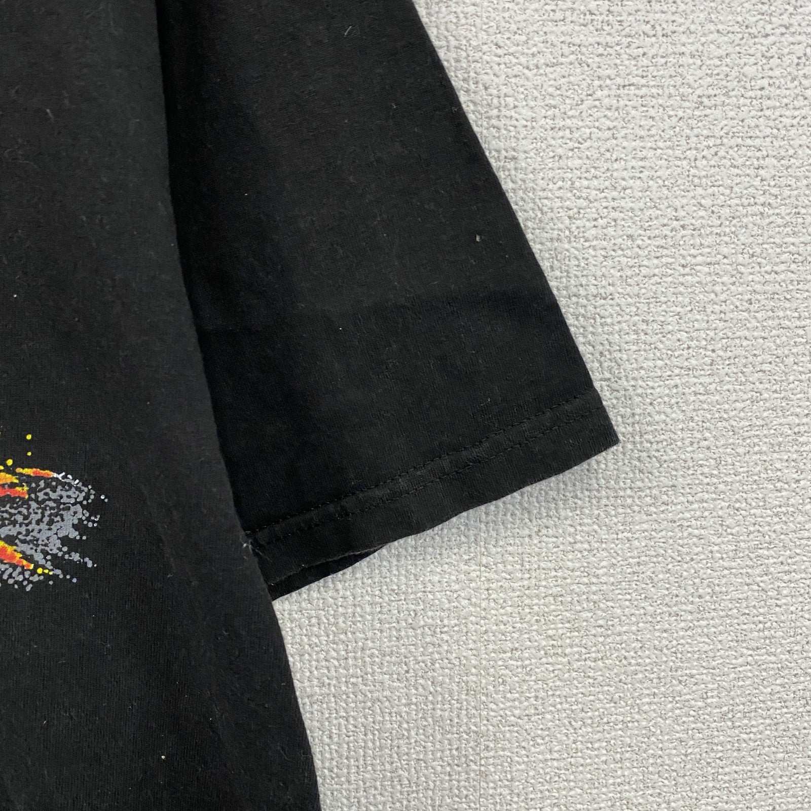 00s　キラウエア火山　半袖プリントTシャツ　ヴィンテージ　黒　ブラック　古着
