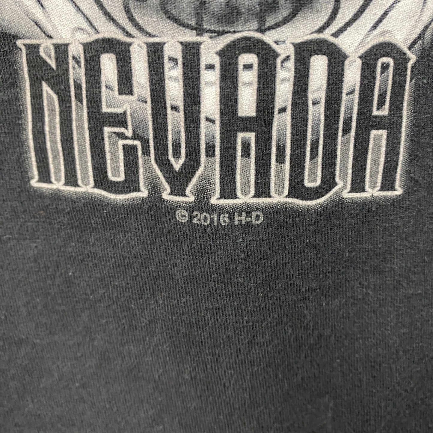 HARLEY DAVIDSON　ハーレーダビッドソン　長袖両面プリントTシャツ　黒　ブラック　Mサイズ