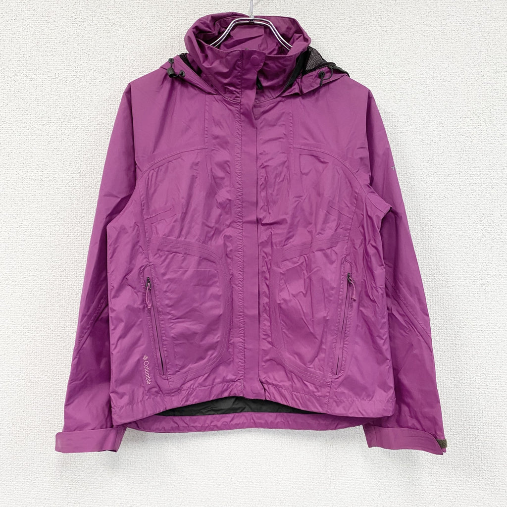 Columbia　コロンビア　マウンテンパーカー　紫　パープル　Sサイズ　古着