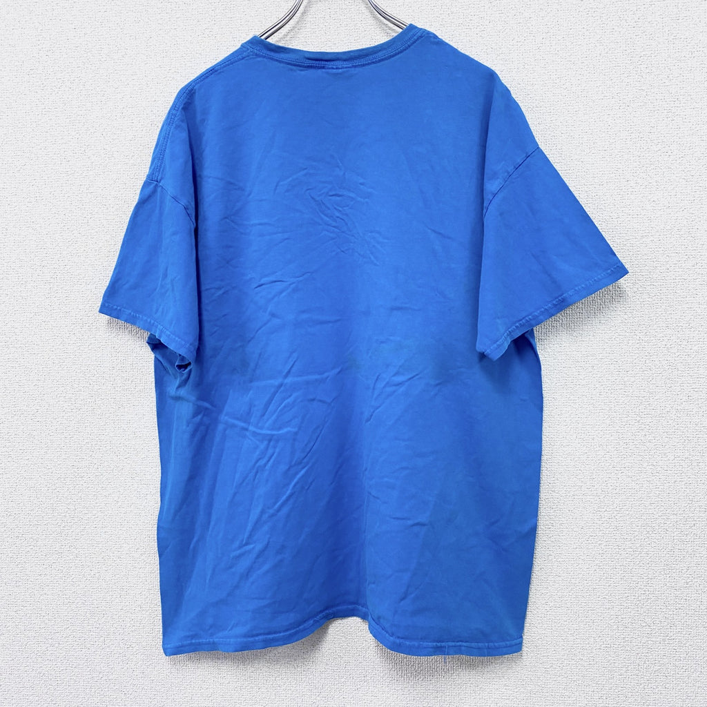 Volkswagen　フォルクスワーゲン　半袖Tシャツ　ワーゲンバス　青　ブルー　古着