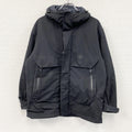 UNIQLO　ユニクロ　ハイブリッドダウンオーバーサイズパーカ　ダウン90%　黒　ブラック　Sサイズ　古着
