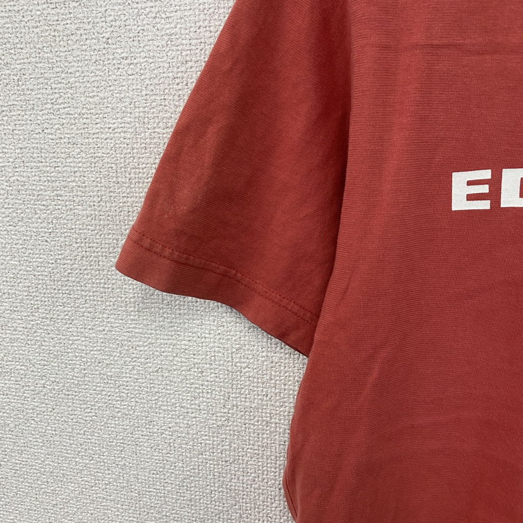 Eddie Bauer　エディーバウアー　半袖プリントTシャツ　赤　レッド　Sサイズ　古着