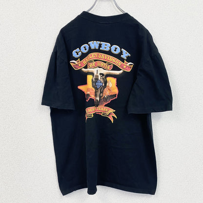 00s　HARLEY DAVIDSON　ハーレーダビッドソン　半袖プリントTシャツ　黒　ブラック　2XLサイズ