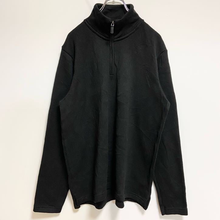 Wrangler　ラングラー　長袖ハーフジップフリースジャケット　ノームコア　黒　ブラック　秋冬服　Mサイズ　古着