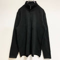 Wrangler　ラングラー　長袖ハーフジップフリースジャケット　ノームコア　黒　ブラック　秋冬服　Mサイズ　古着