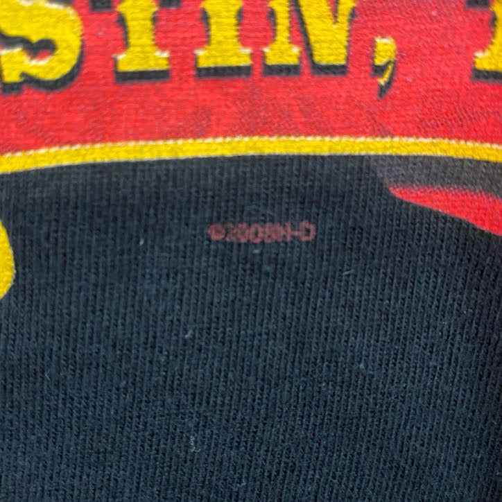 00s　HARLEY DAVIDSON　ハーレーダビッドソン　半袖プリントTシャツ　黒　ブラック　2XLサイズ