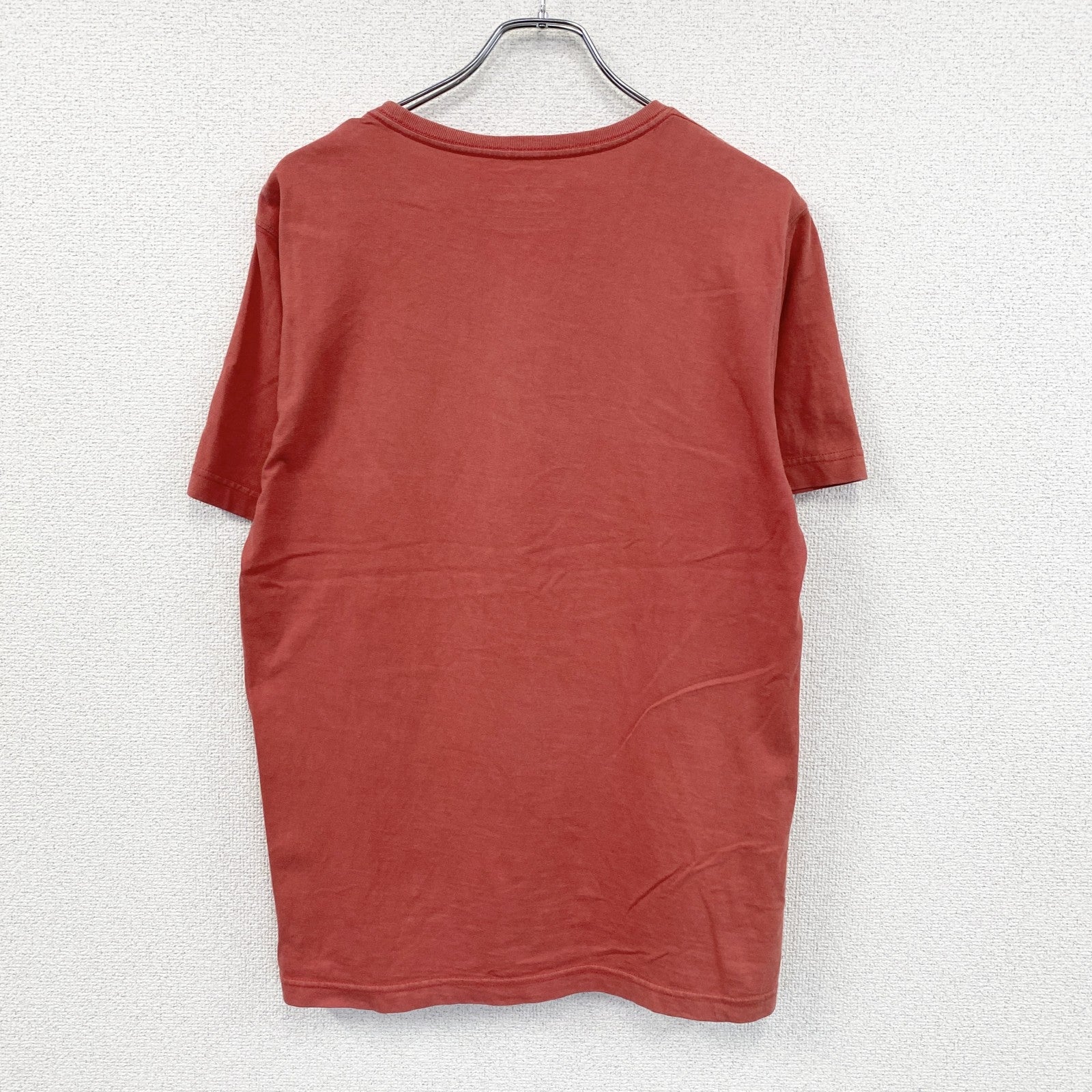 Eddie Bauer　エディーバウアー　半袖プリントTシャツ　赤　レッド　Sサイズ　古着