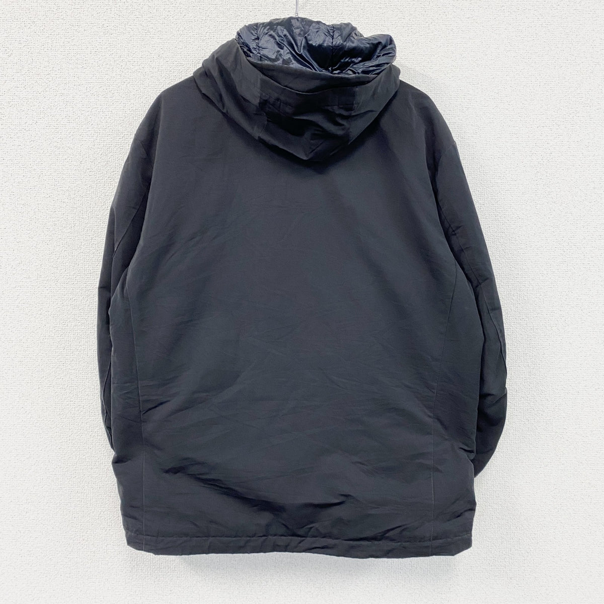 UNIQLO　ユニクロ　ハイブリッドダウンオーバーサイズパーカ　ダウン90%　黒　ブラック　Sサイズ　古着