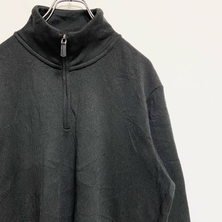 Wrangler　ラングラー　長袖ハーフジップフリースジャケット　ノームコア　黒　ブラック　秋冬服　Mサイズ　古着