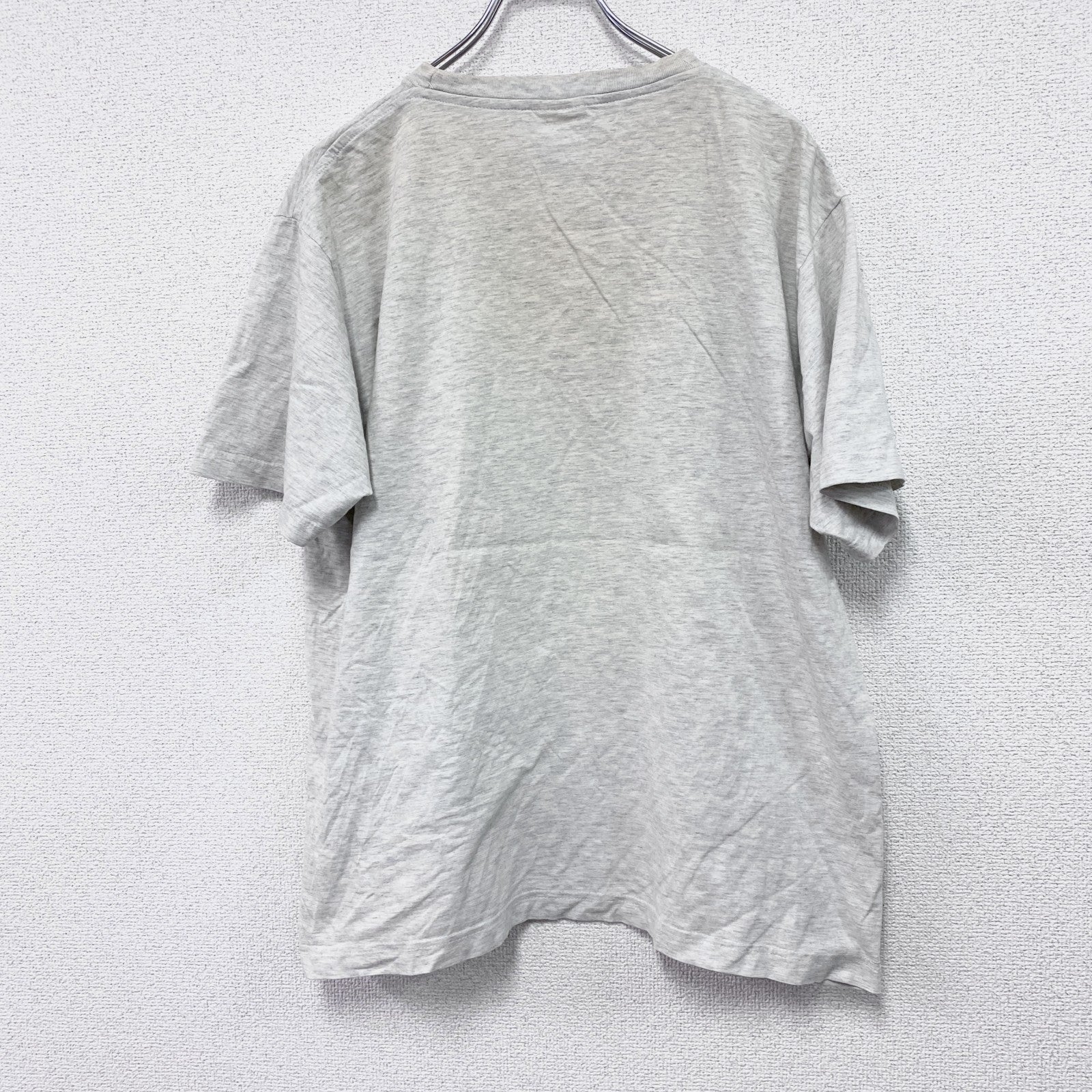 ～00s　半袖Tシャツ　F1カー　ユーロ　ヴィンテージ　霜降りグレー　Lサイズ　古着