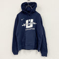 NIKE　ナイキ　スウェットパーカー/フーディー　スウッシュ　紺　ネイビー　Lサイズ　古着