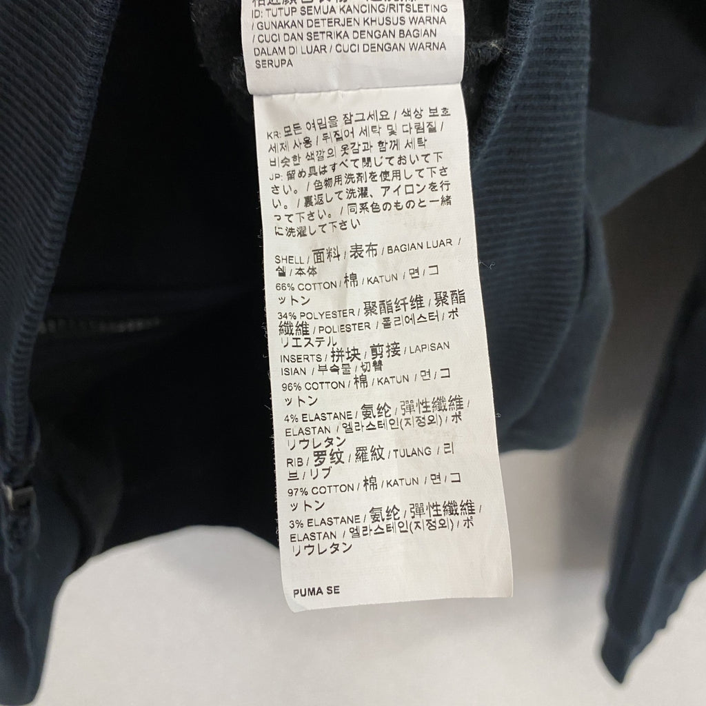 PUMA　プーマ　フルジップスウェットジャケット　黒　ブラック　XLサイズ　古着