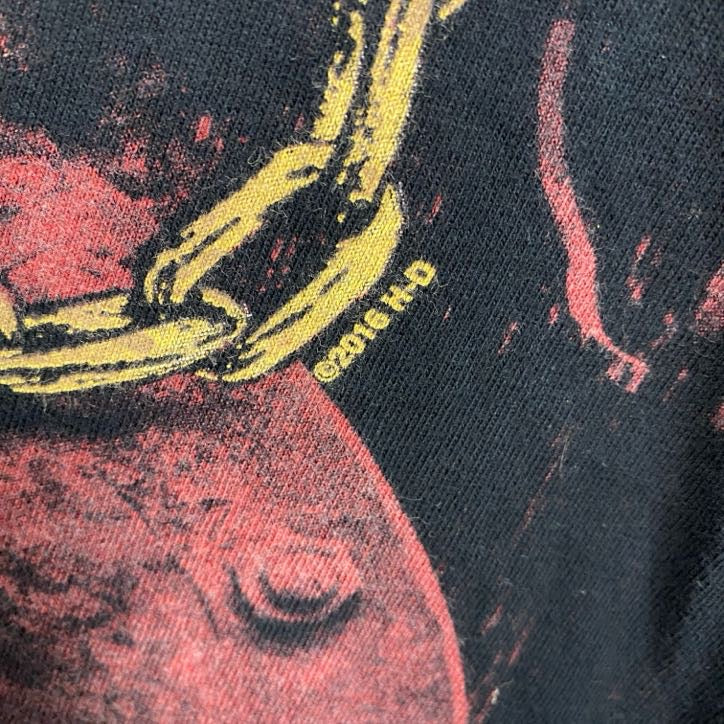 HARLEY DAVIDSON　ハーレーダビッドソン　半袖プリントTシャツ　黒　ブラック　XLサイズ