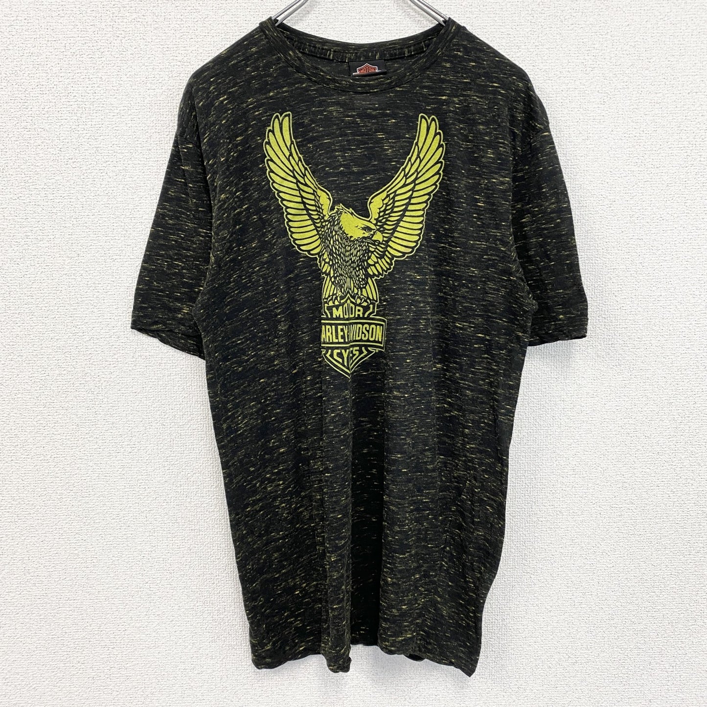 HARLEY DAVIDSON　ハーレーダビッドソン　半袖プリントTシャツ　黒　ブラック　Lサイズ