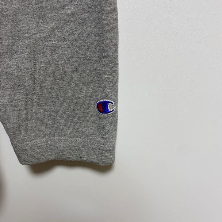 古着 used　Champion チャンピオン　長袖ロゴプリントスウェット　トレーナー　NORTHWEST　グレー　XLサイズ