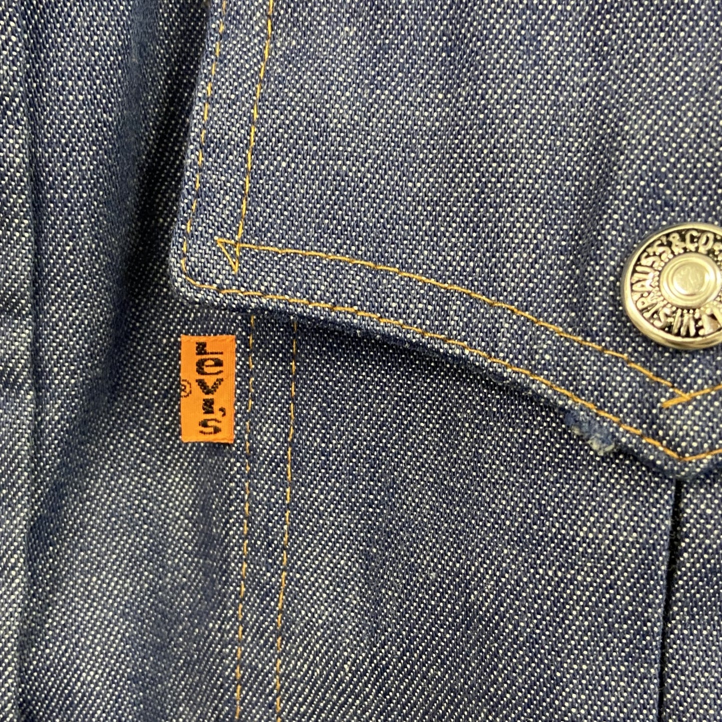 ～80s　LEVI’S　リーバイス　デニムジャケット/Gジャン　ヴィンテージ　インディゴ　Sサイズ