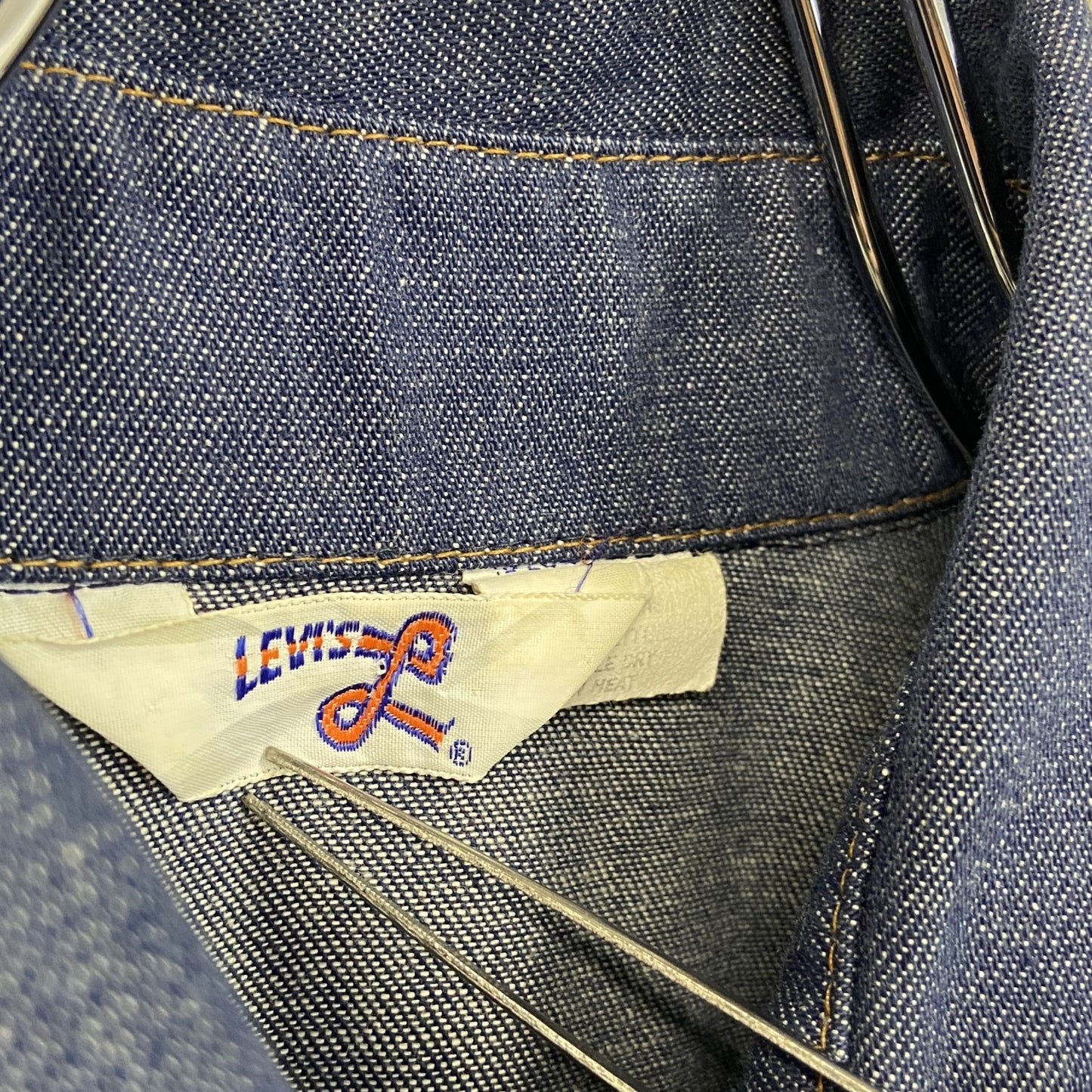 ～80s　LEVI’S　リーバイス　デニムジャケット/Gジャン　ヴィンテージ　インディゴ　Sサイズ