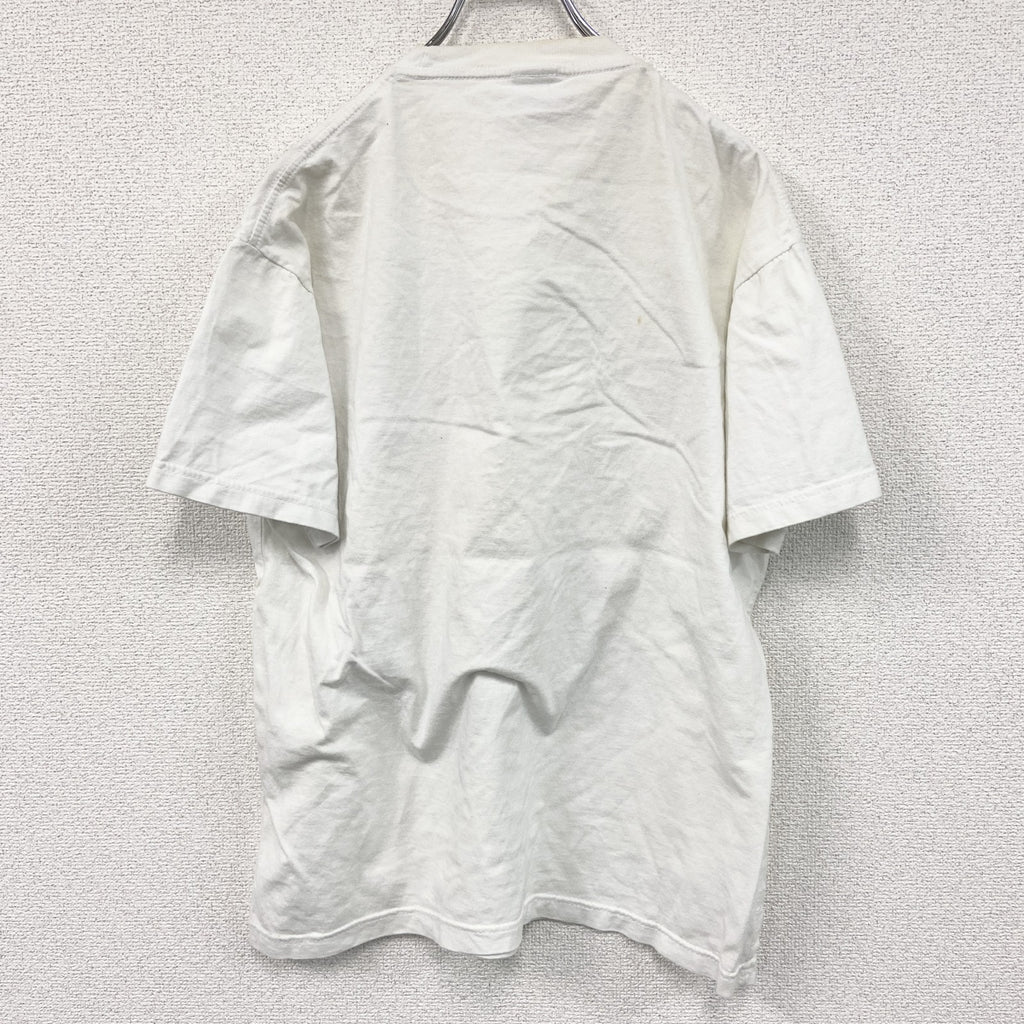COLOUR　半袖Tシャツ　アニマルT　象　スーベニア　白　ホワイト　Lサイズ　古着
