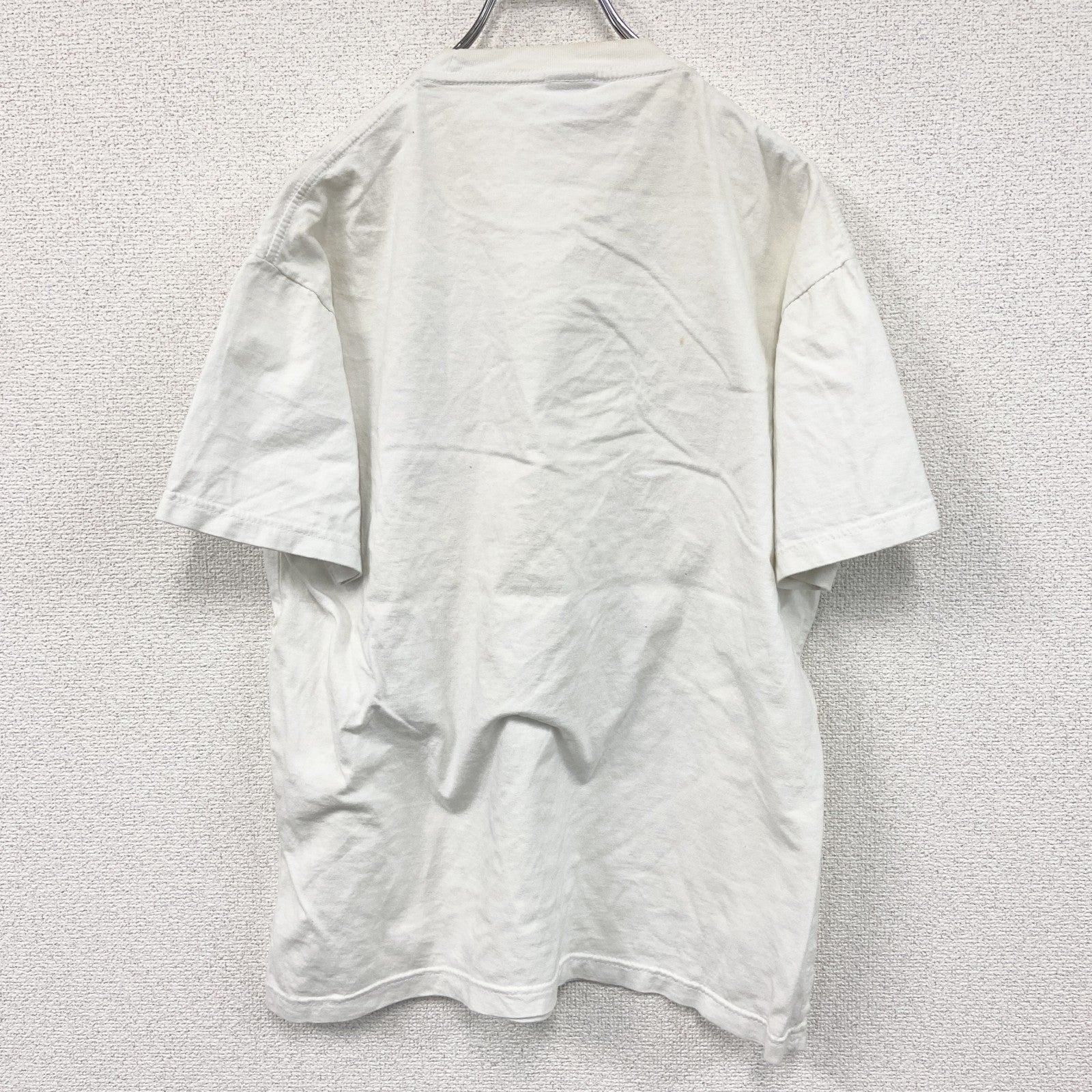 COLOUR　半袖Tシャツ　アニマルT　象　スーベニア　白　ホワイト　Lサイズ　古着