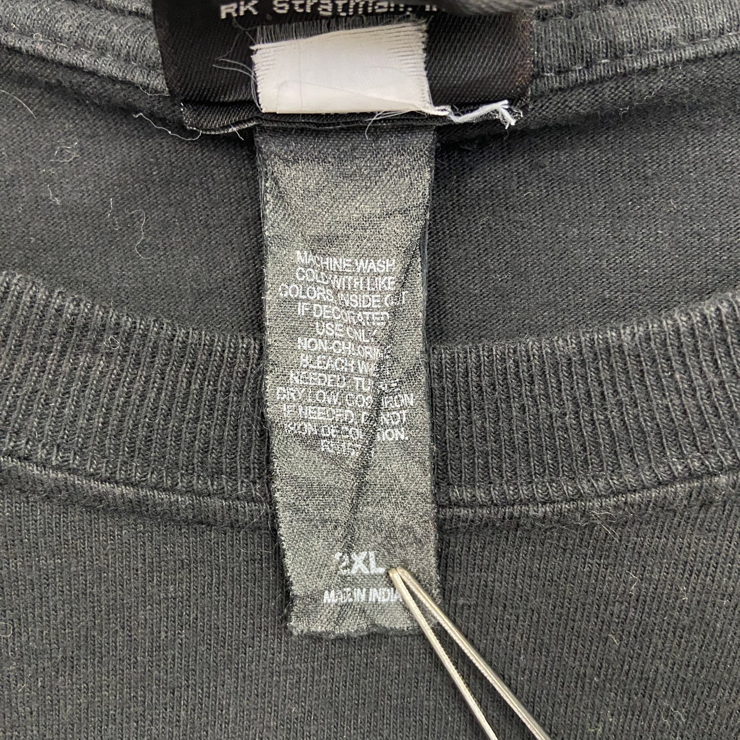 古着 used　HARLEY DAVIDSON　ハーレーダビッドソン　半袖プリントTシャツ　黒　ブラック　2XLサイズ