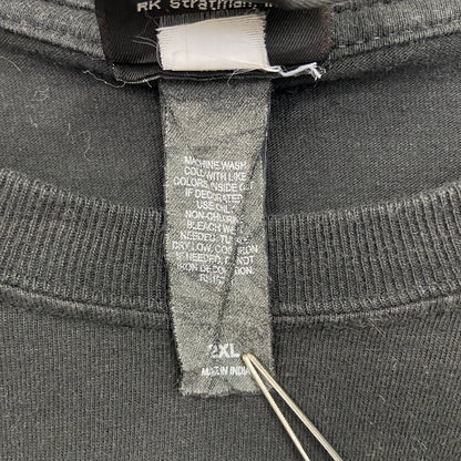 古着 used　HARLEY DAVIDSON　ハーレーダビッドソン　半袖プリントTシャツ　黒　ブラック　2XLサイズ