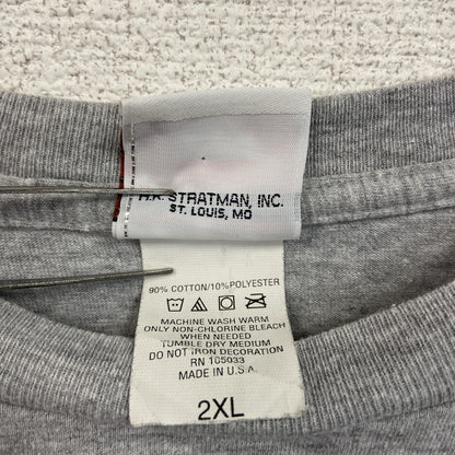 古着 used　HARLEY DAVIDSON　ハーレーダビッドソン　半袖プリントTシャツ　灰色　グレー　2XLサイズ