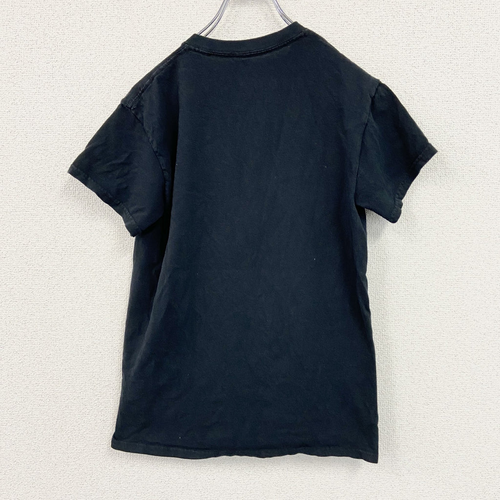 NARUTO　ナルト疾風　半袖アニメプリントTシャツ　週刊少年ジャンプ　木ノ葉隠れの里　黒　ブラック　Sサイズ　古着