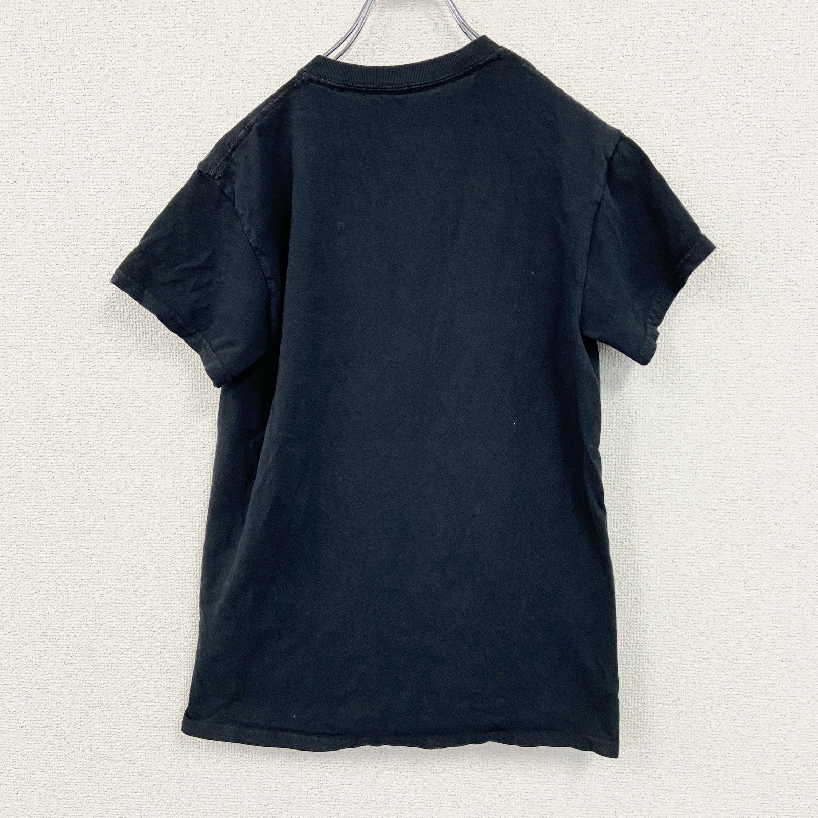 NARUTO　ナルト疾風　半袖アニメプリントTシャツ　週刊少年ジャンプ　木ノ葉隠れの里　黒　ブラック　Sサイズ　古着