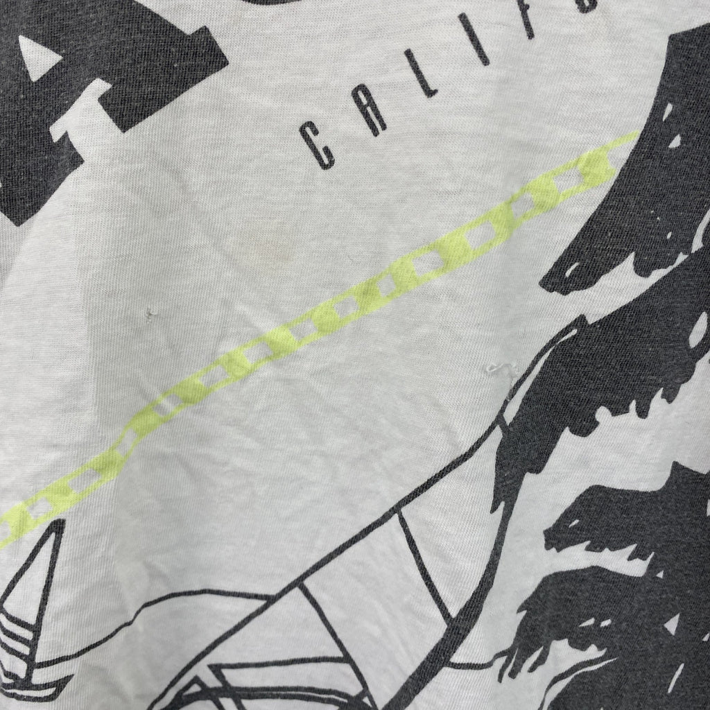 80s～　Champion　チャンピオン　半袖プリントTシャツ　トリコタグ　ユーロ　白　ホワイト　Mサイズ　　ヴィンテージ　古着