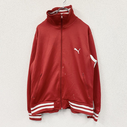 ～90s　PUMA　プーマ　トラックジャケット/ジャージ　ヴィンテージ　赤　レッド　XLサイズ