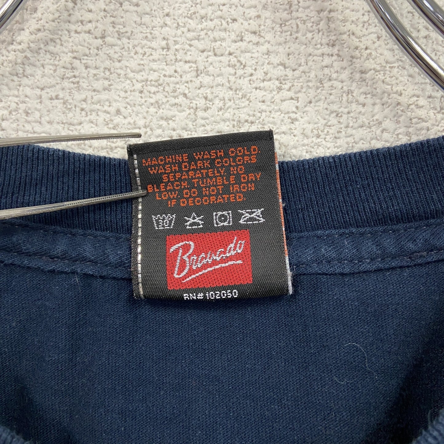 古着 used　HARLEY DAVIDSON　ハーレーダビッドソン　半袖プリントTシャツ　紺　ネイビー　Lサイズ