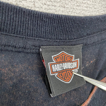 古着 used　00s　HARLEY DAVIDSON　ハーレーダビッドソン　半袖プリントTシャツ　黒　ブラック