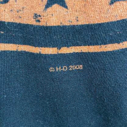 古着 used　00s　HARLEY DAVIDSON　ハーレーダビッドソン　半袖プリントTシャツ　黒　ブラック